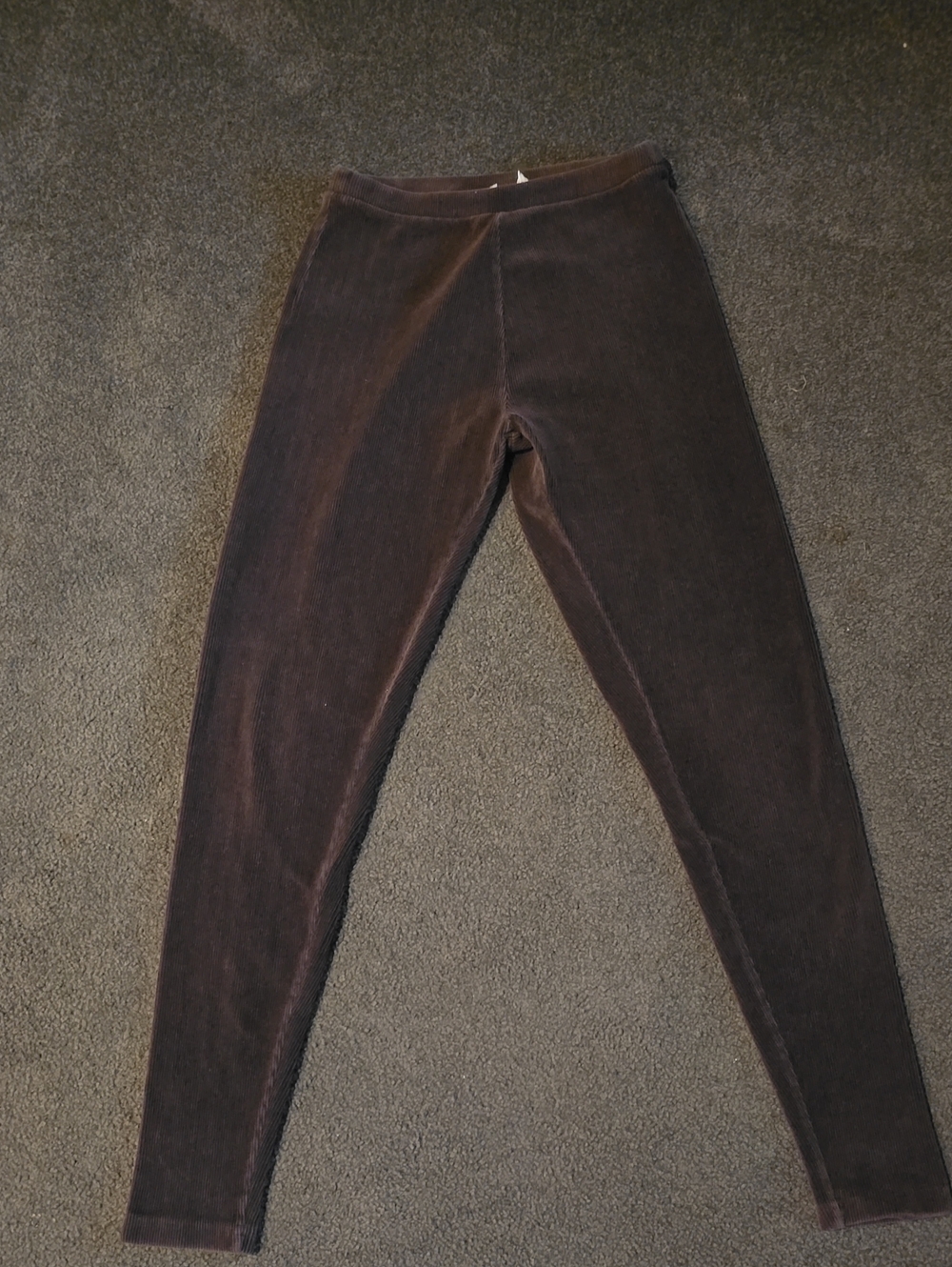 Express Brown Corduroy Leggings